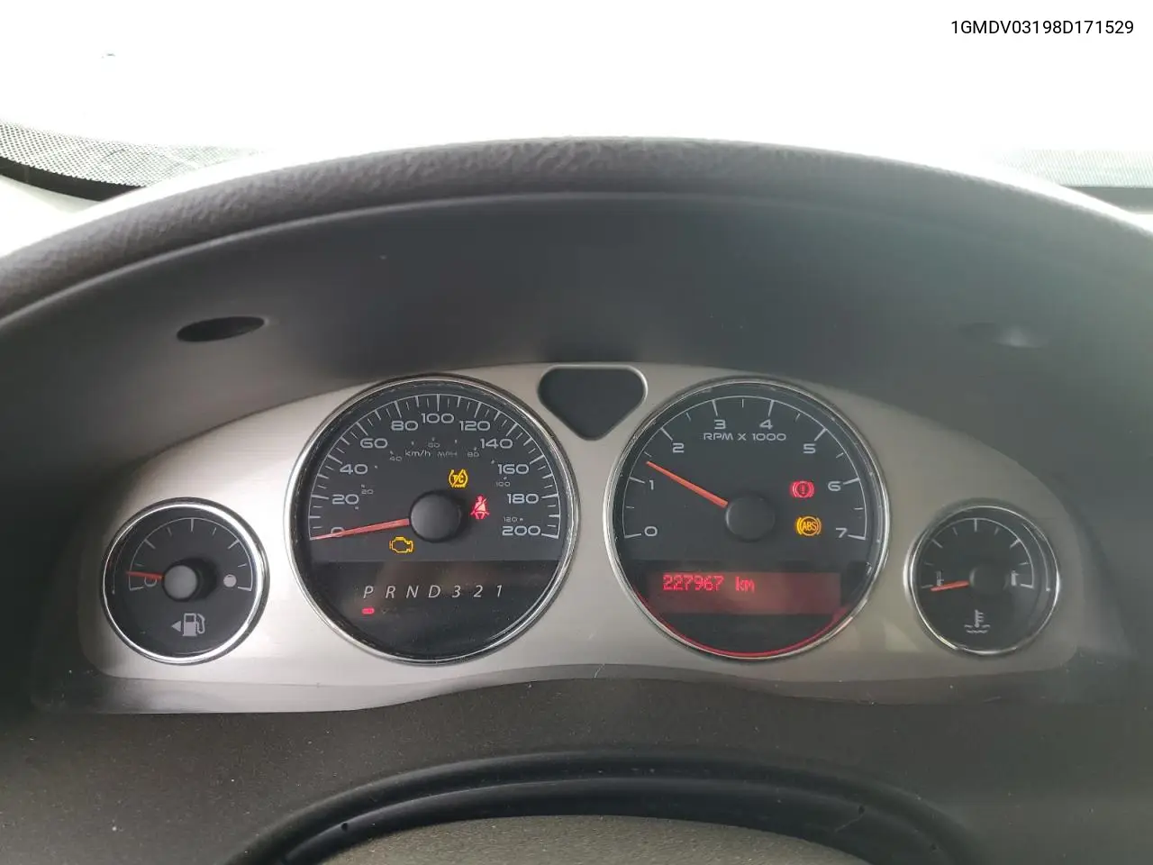 2008 Pontiac Montana Sv6 VIN: 1GMDV03198D171529 Lot: 61436385