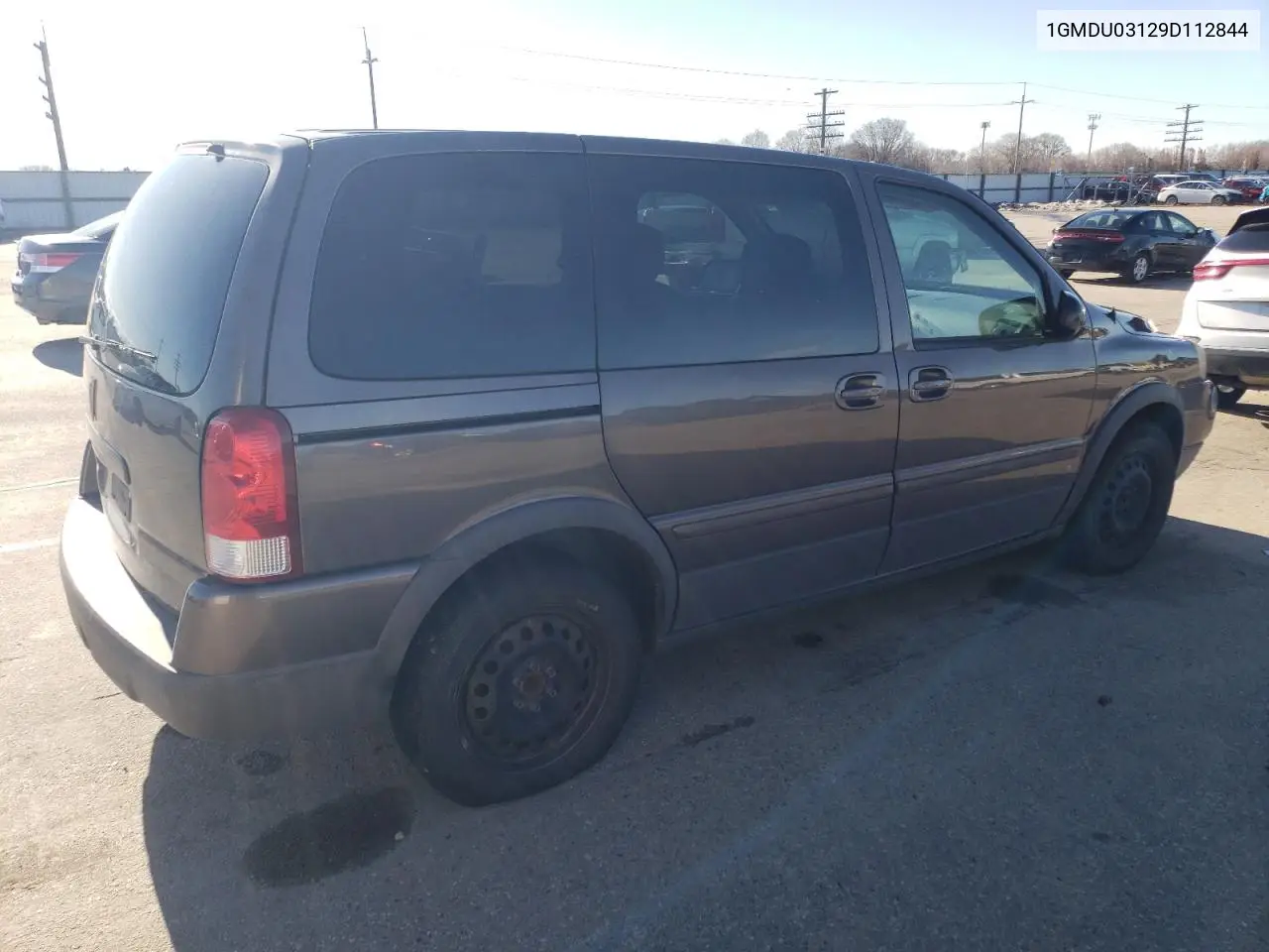 2009 Pontiac Montana Sv6 VIN: 1GMDU03129D112844 Lot: 46142095