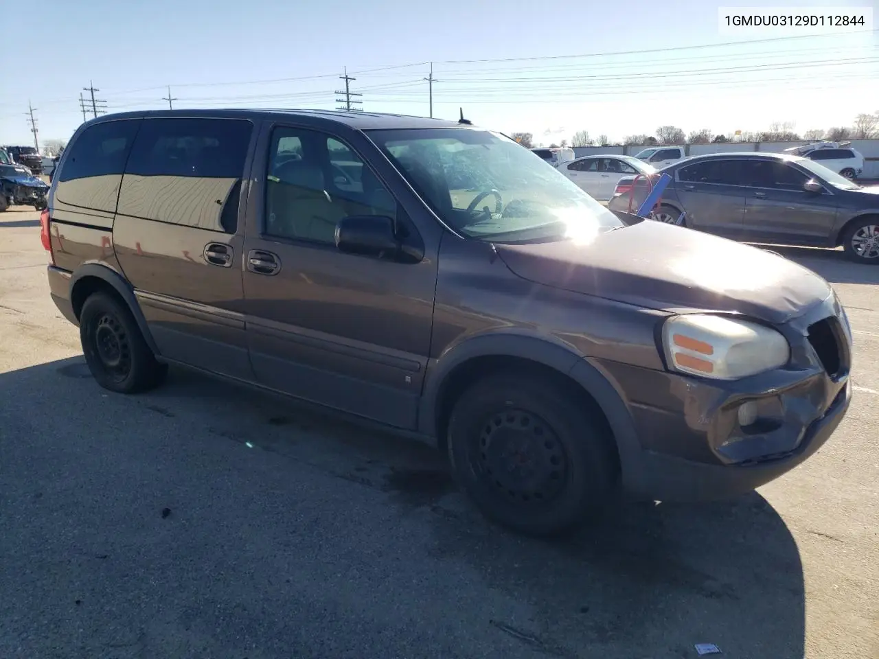 2009 Pontiac Montana Sv6 VIN: 1GMDU03129D112844 Lot: 46142095
