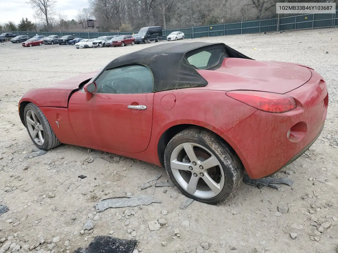 2006 Pontiac Solstice VIN: 1G2MB33B46Y103687 Lot: 47025735