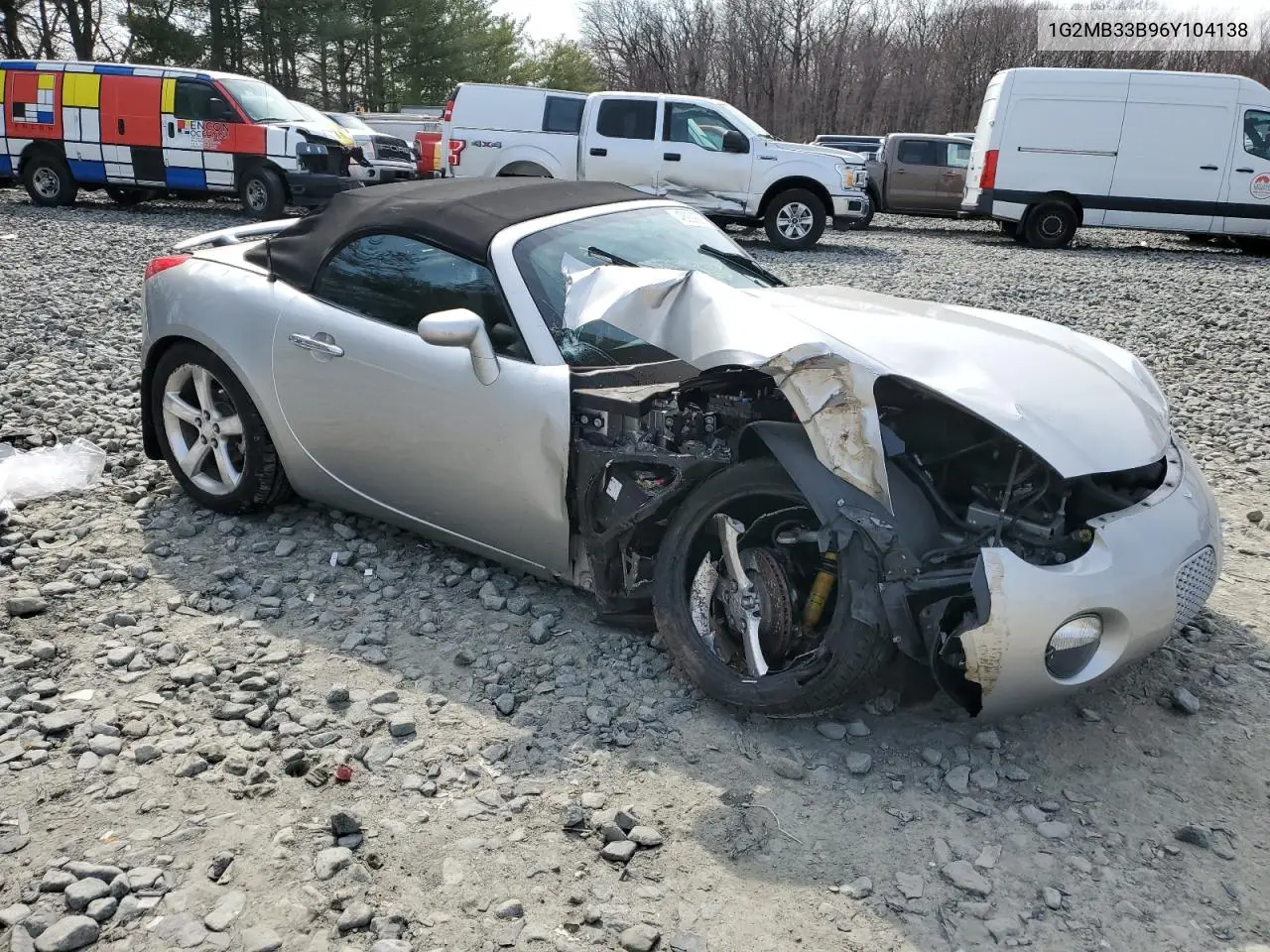 2006 Pontiac Solstice VIN: 1G2MB33B96Y104138 Lot: 48909975