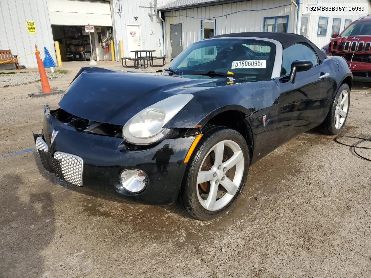 2006 Pontiac Solstice VIN: 1G2MB33B96Y106939 Lot: 51606095