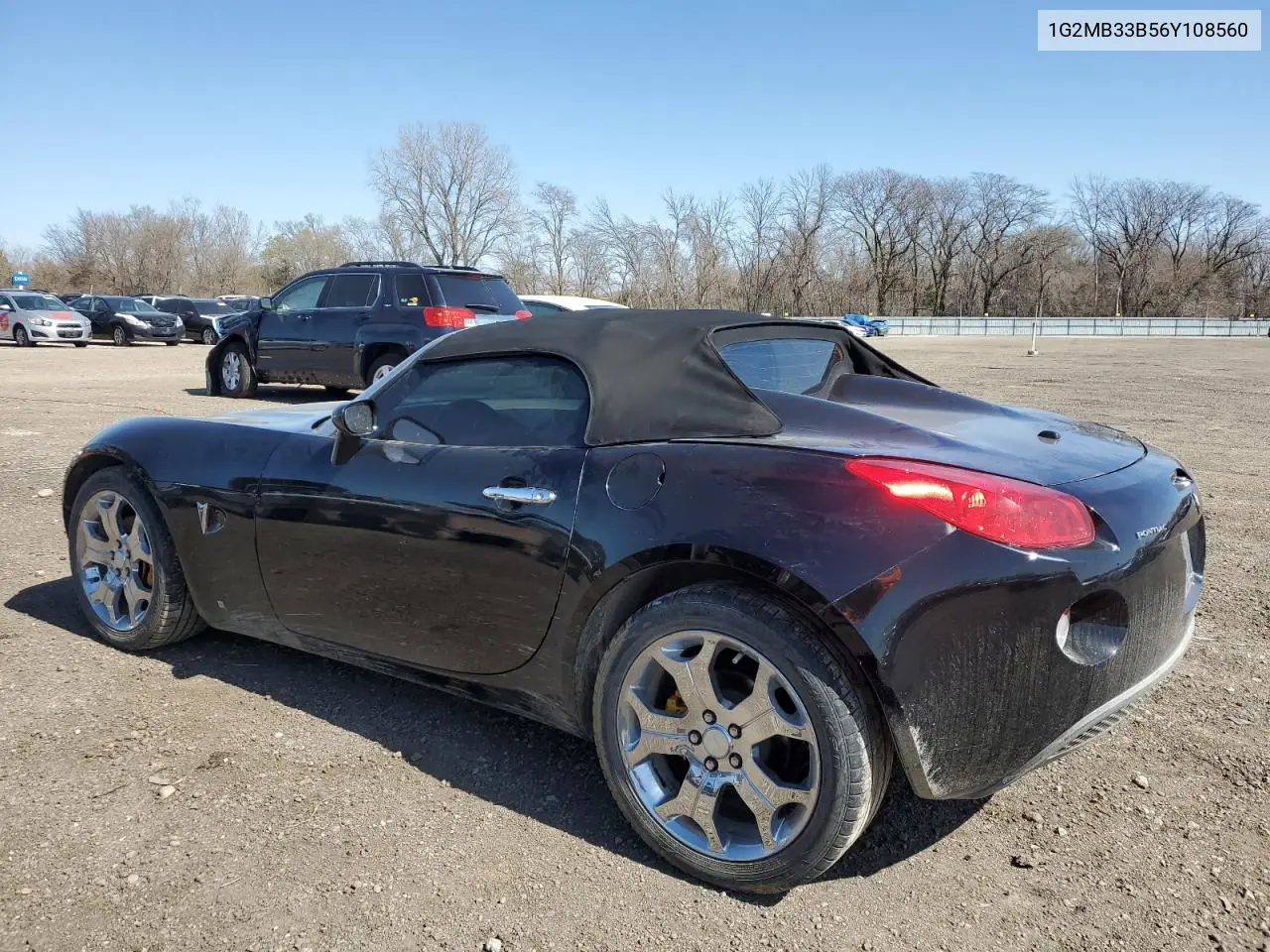 2006 Pontiac Solstice VIN: 1G2MB33B56Y108560 Lot: 51945255