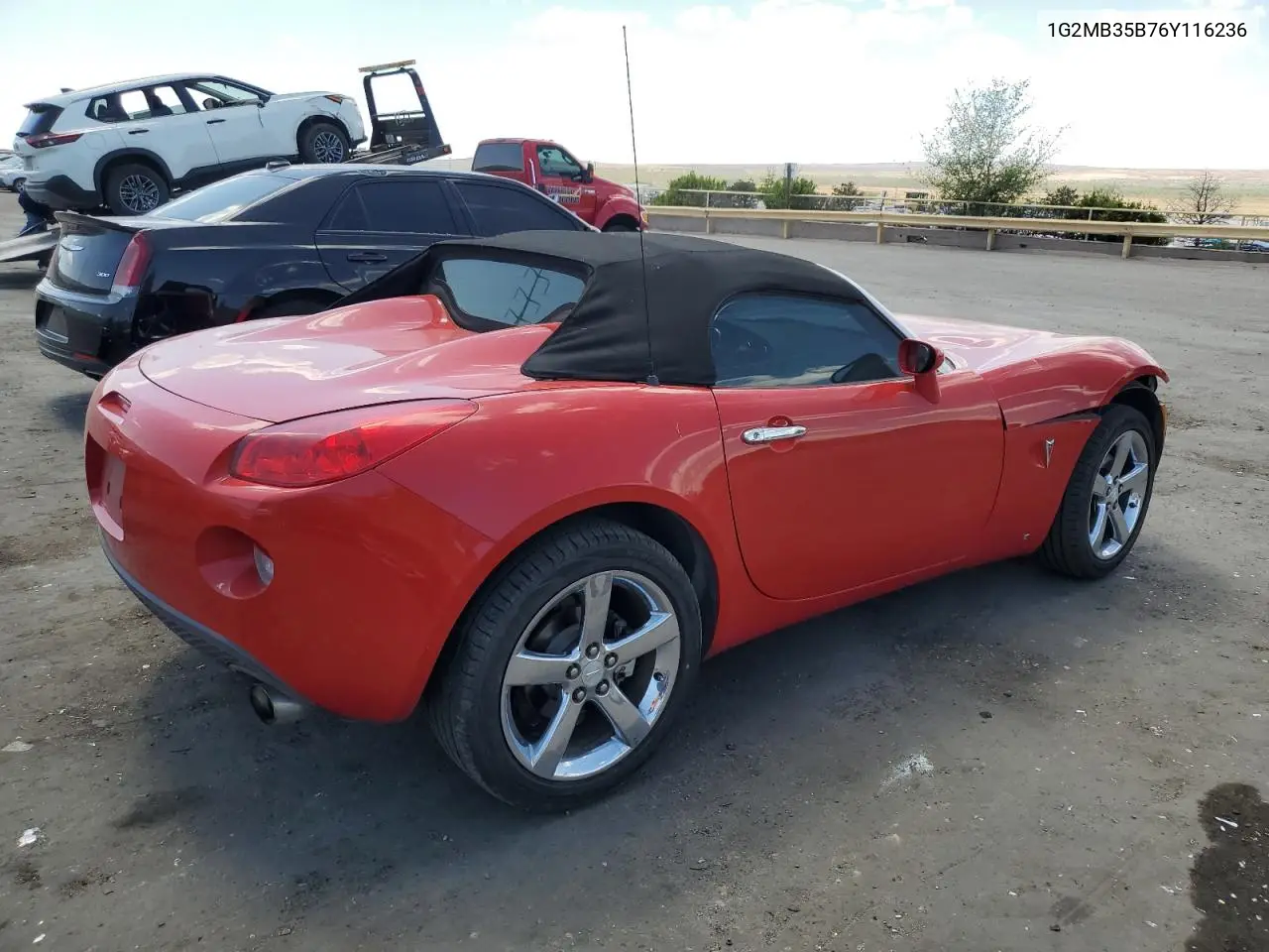 2006 Pontiac Solstice VIN: 1G2MB35B76Y116236 Lot: 53448785