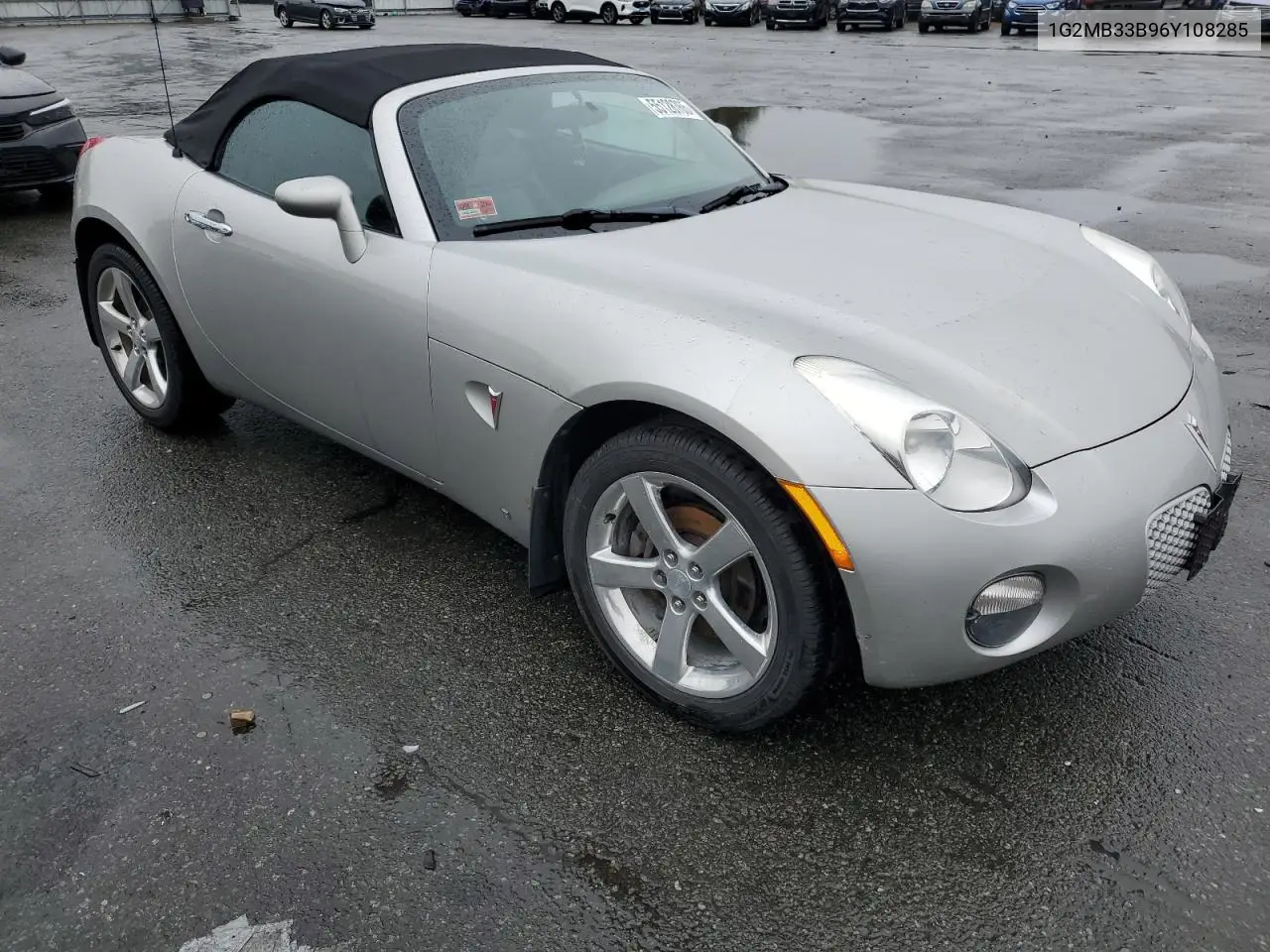 2006 Pontiac Solstice VIN: 1G2MB33B96Y108285 Lot: 55128765
