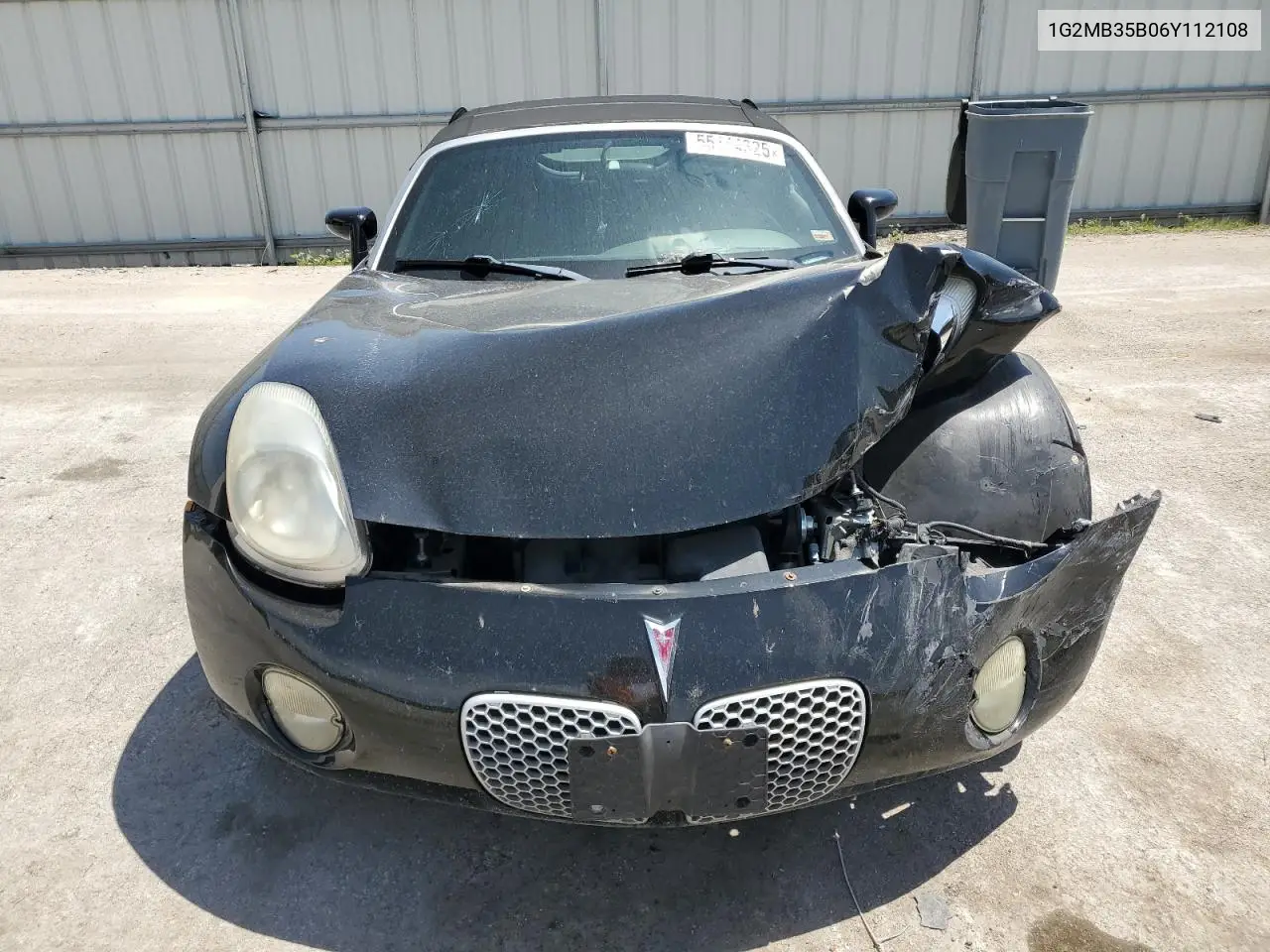 2006 Pontiac Solstice VIN: 1G2MB35B06Y112108 Lot: 55144325