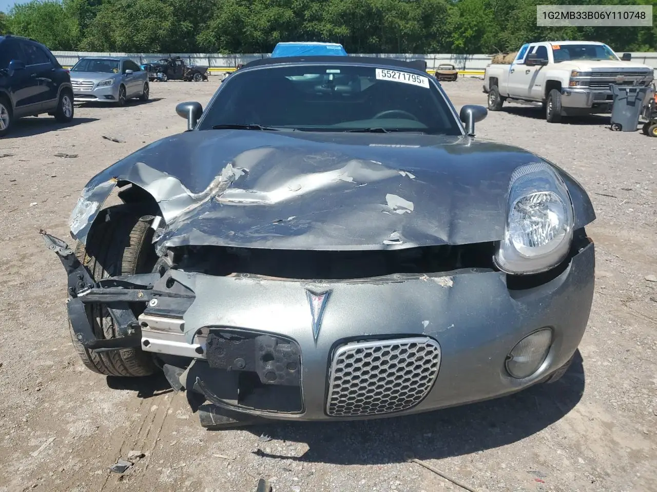 2006 Pontiac Solstice VIN: 1G2MB33B06Y110748 Lot: 55271795
