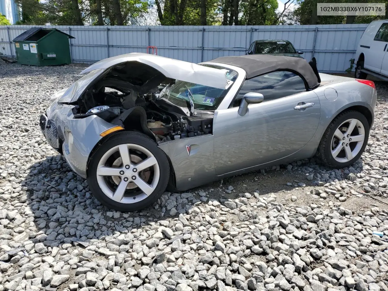 2006 Pontiac Solstice VIN: 1G2MB33BX6Y107176 Lot: 55910885