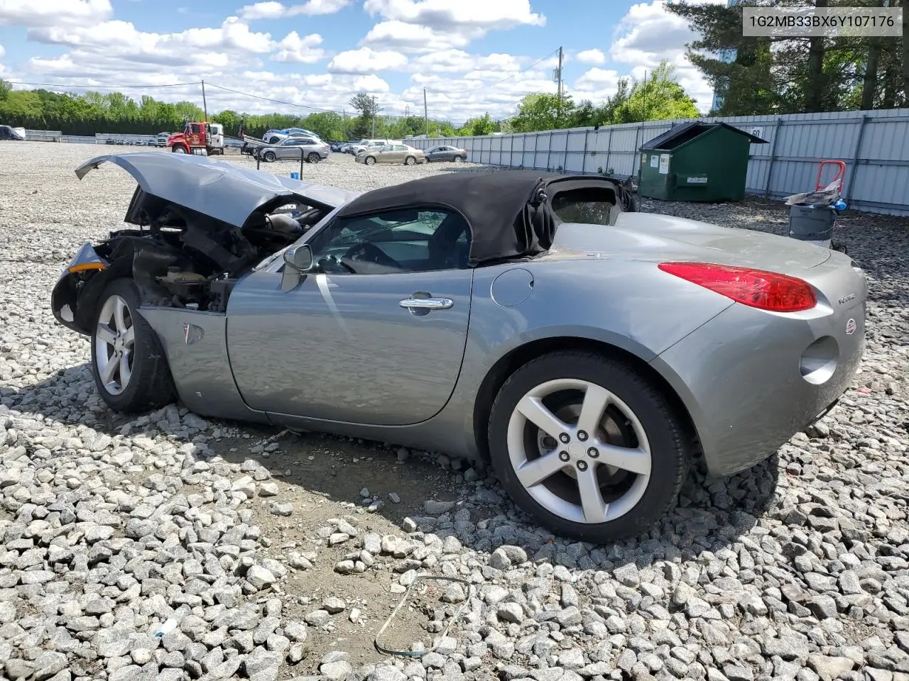 2006 Pontiac Solstice VIN: 1G2MB33BX6Y107176 Lot: 55910885