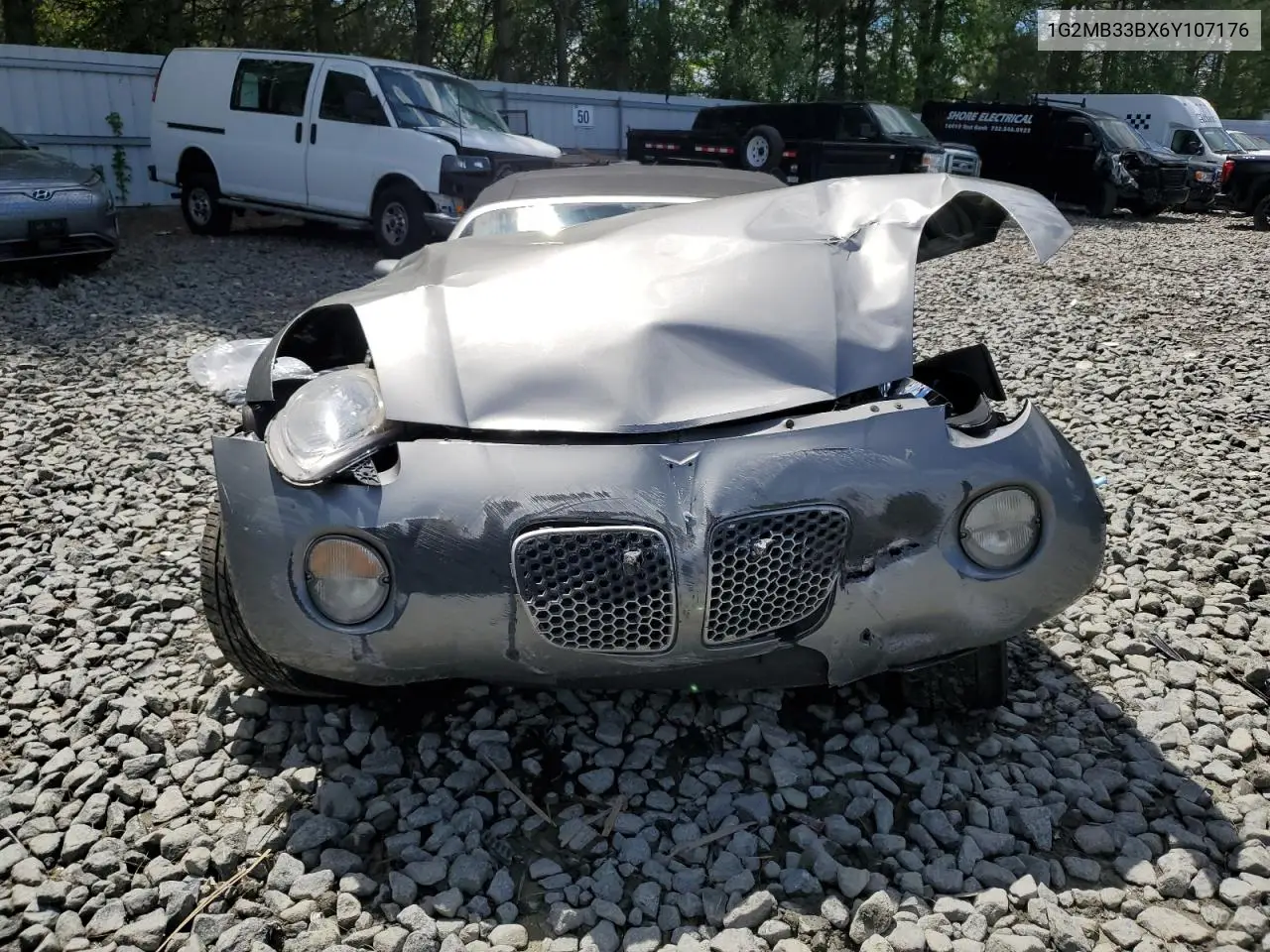 2006 Pontiac Solstice VIN: 1G2MB33BX6Y107176 Lot: 55910885