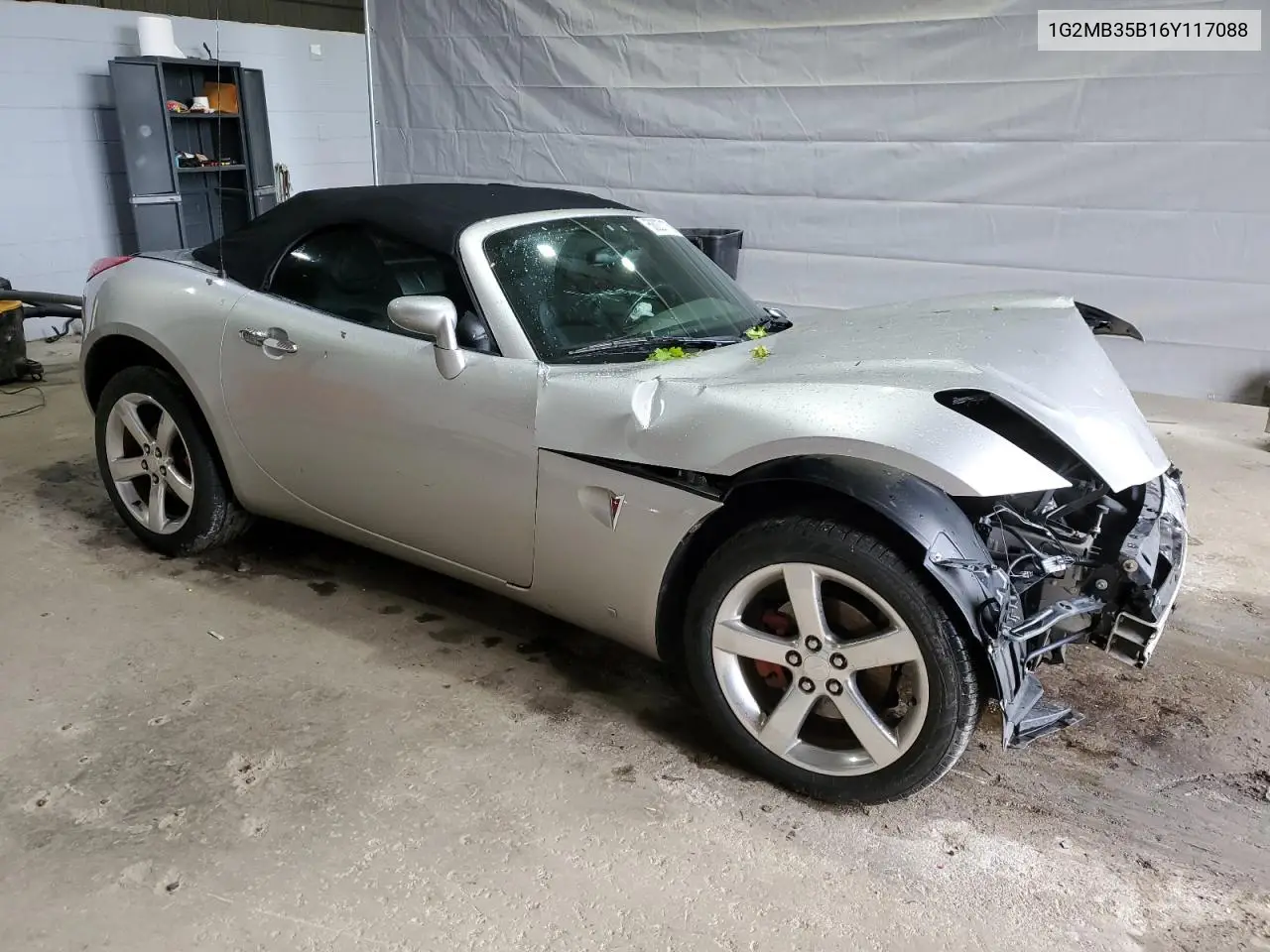 2006 Pontiac Solstice VIN: 1G2MB35B16Y117088 Lot: 58037175