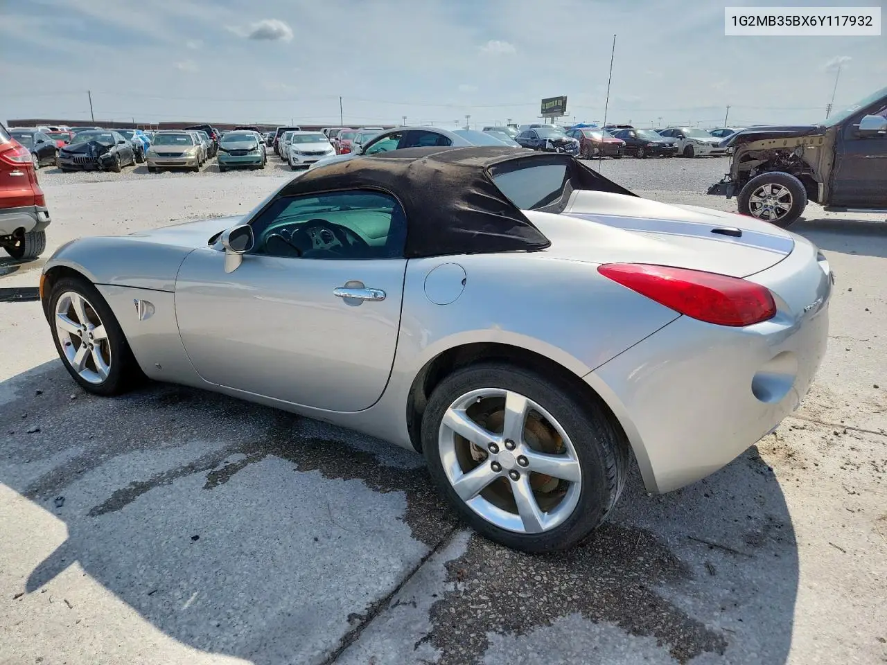 2006 Pontiac Solstice VIN: 1G2MB35BX6Y117932 Lot: 59324125