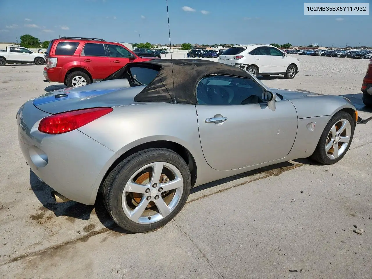 2006 Pontiac Solstice VIN: 1G2MB35BX6Y117932 Lot: 59324125