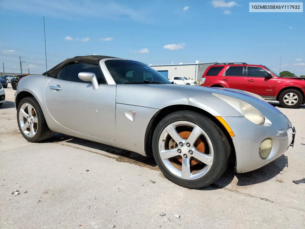 2006 Pontiac Solstice VIN: 1G2MB35BX6Y117932 Lot: 59324125