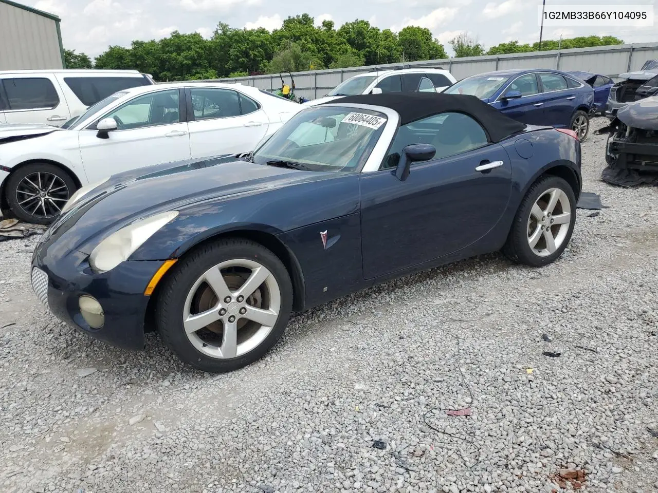 2006 Pontiac Solstice VIN: 1G2MB33B66Y104095 Lot: 60064405