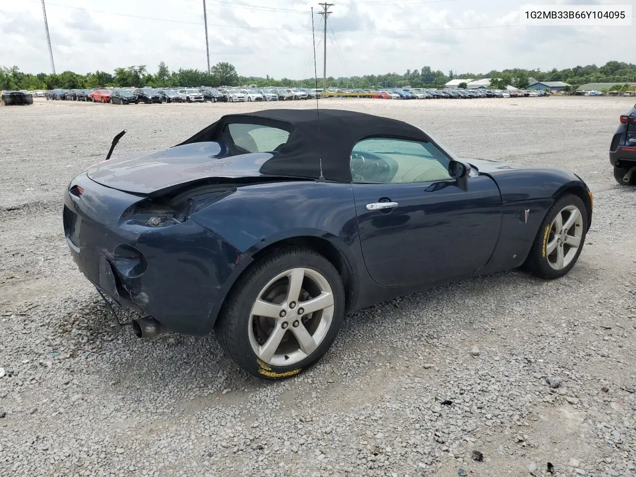 2006 Pontiac Solstice VIN: 1G2MB33B66Y104095 Lot: 60064405