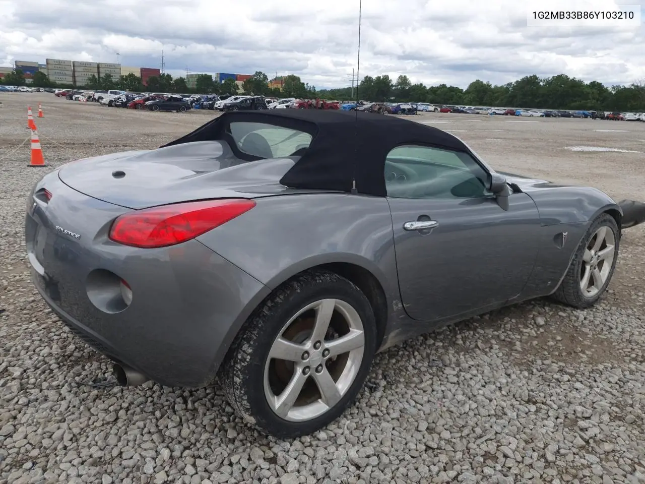 2006 Pontiac Solstice VIN: 1G2MB33B86Y103210 Lot: 61019065