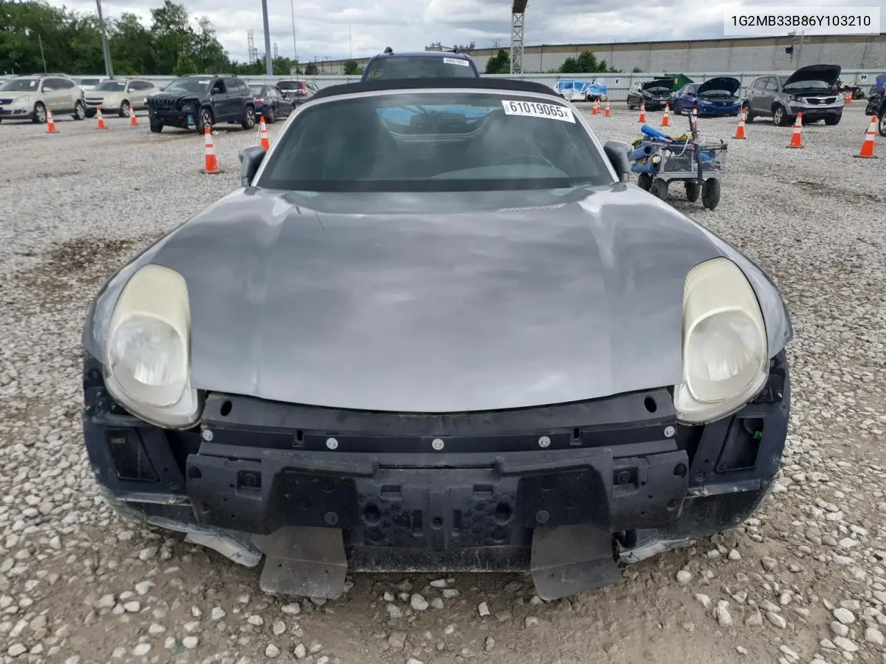 2006 Pontiac Solstice VIN: 1G2MB33B86Y103210 Lot: 61019065