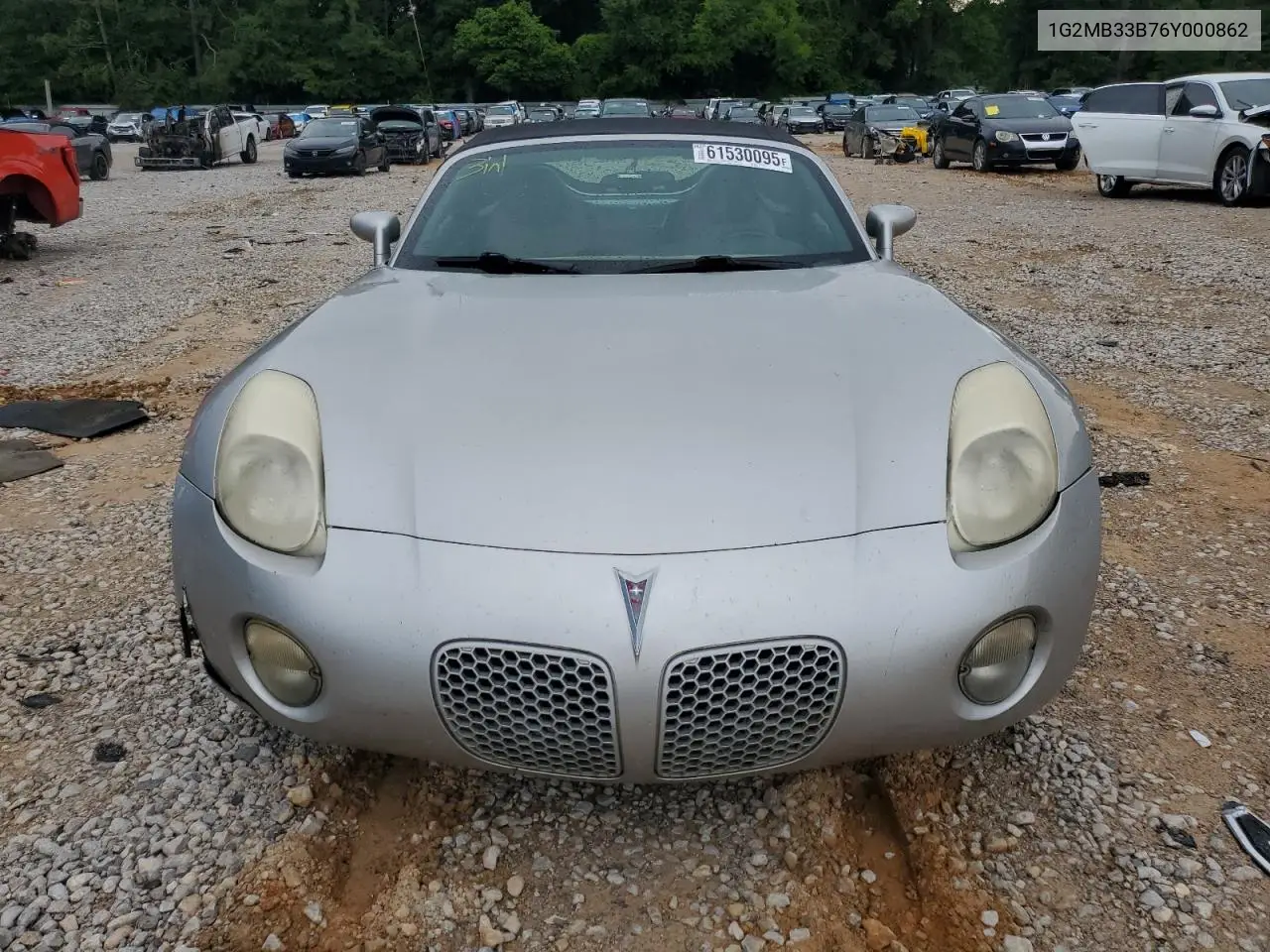2006 Pontiac Solstice VIN: 1G2MB33B76Y000862 Lot: 61530095