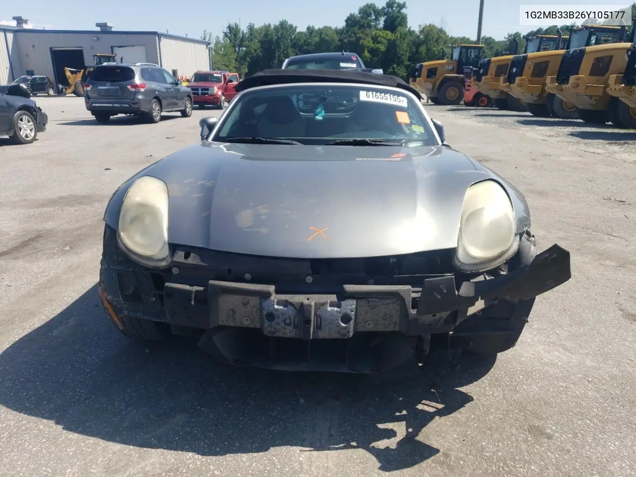 2006 Pontiac Solstice VIN: 1G2MB33B26Y105177 Lot: 61655155