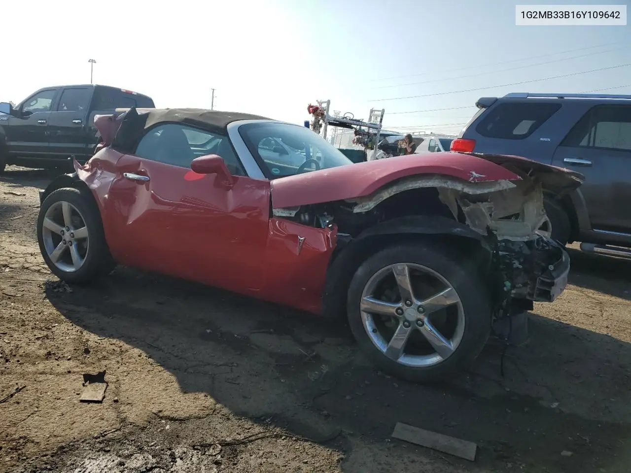 2006 Pontiac Solstice VIN: 1G2MB33B16Y109642 Lot: 61749185