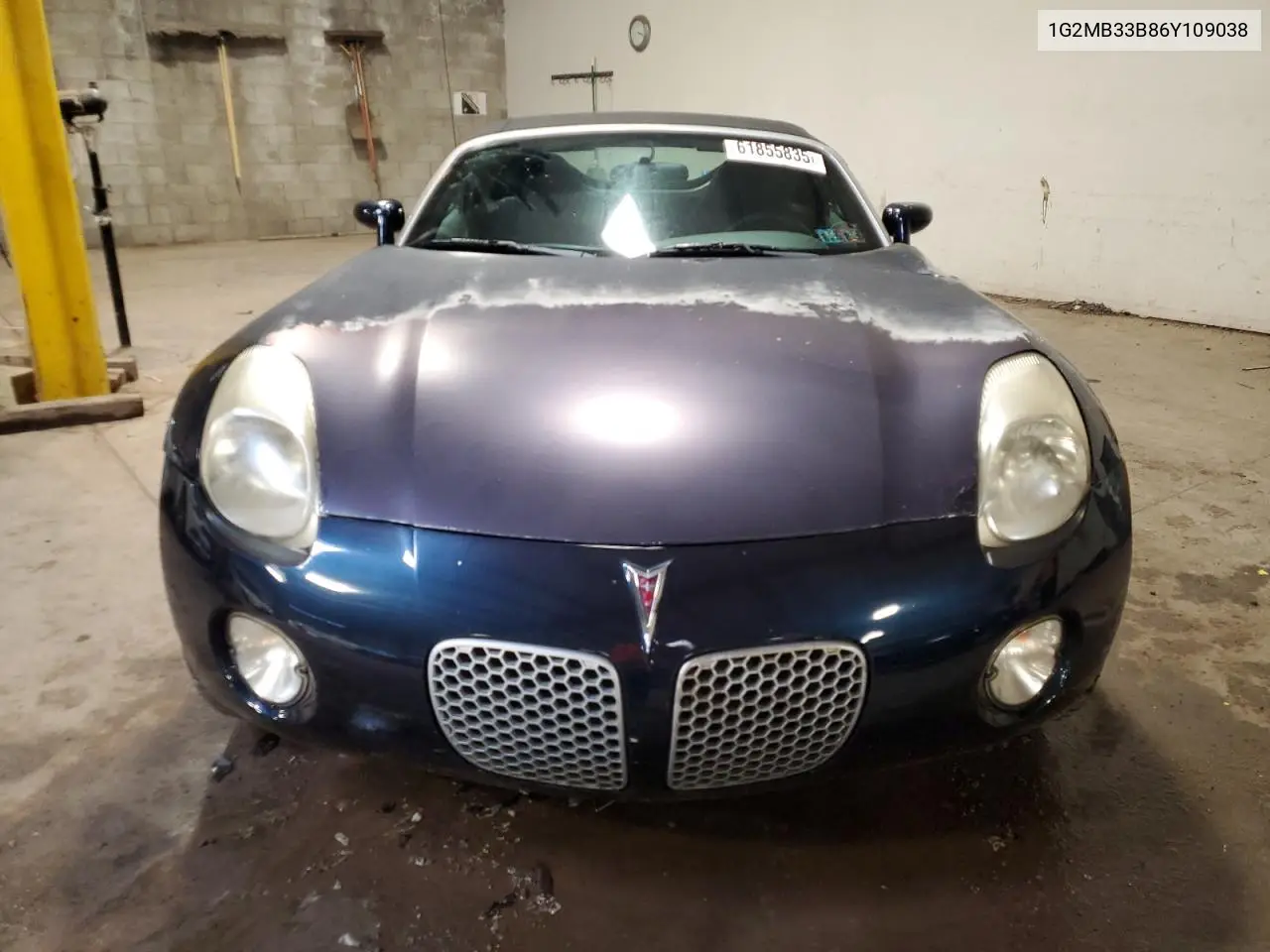 2006 Pontiac Solstice VIN: 1G2MB33B86Y109038 Lot: 61855835