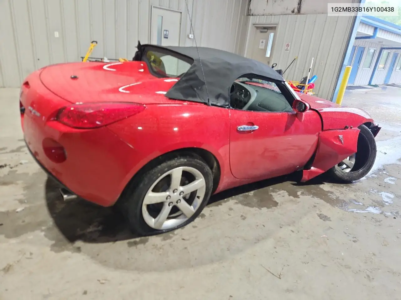 2006 Pontiac Solstice VIN: 1G2MB33B16Y100438 Lot: 62221125