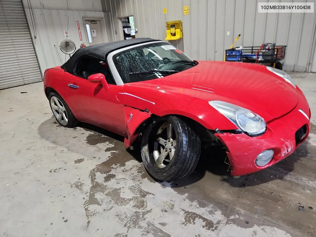 2006 Pontiac Solstice VIN: 1G2MB33B16Y100438 Lot: 62221125