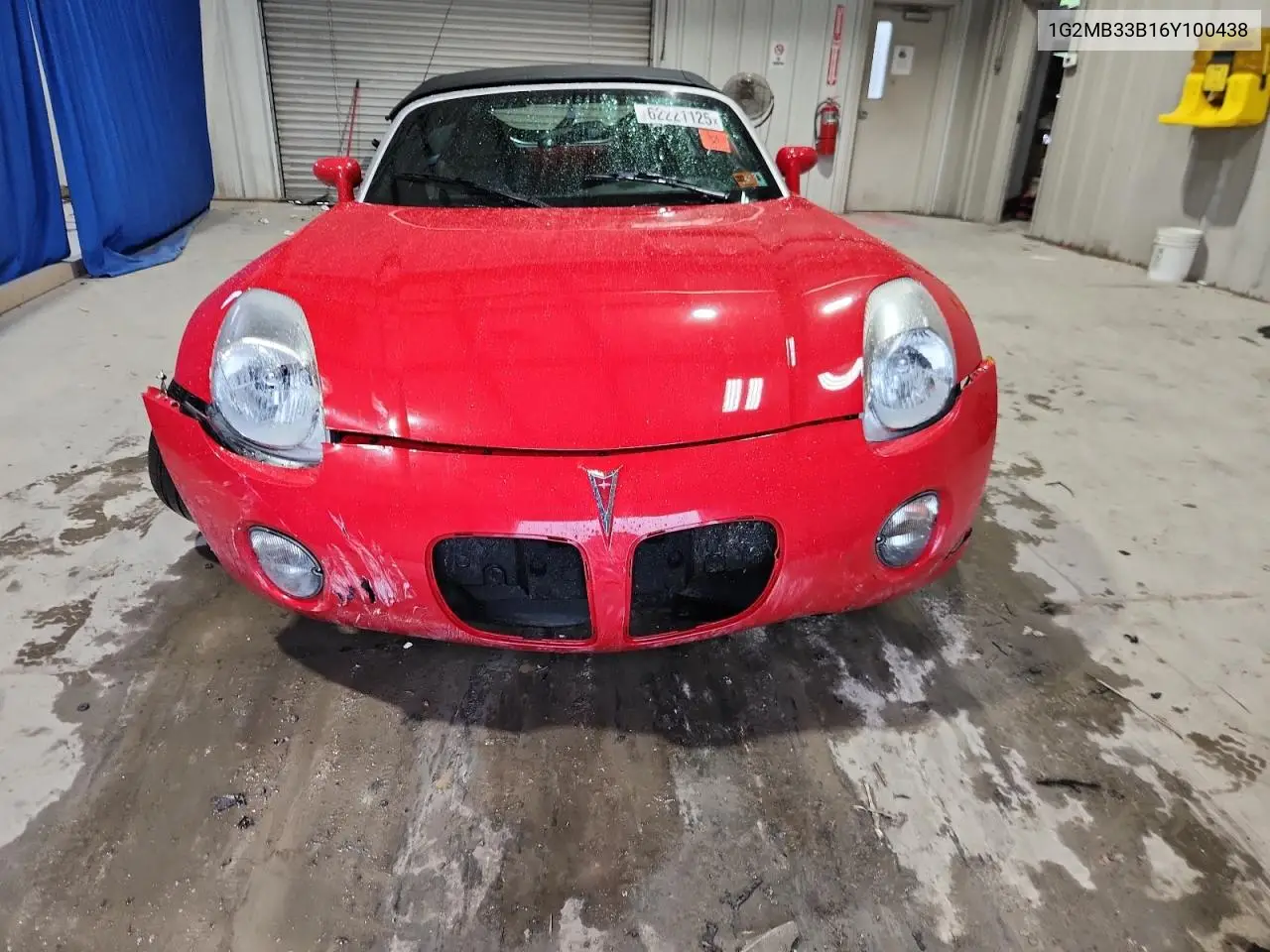 2006 Pontiac Solstice VIN: 1G2MB33B16Y100438 Lot: 62221125