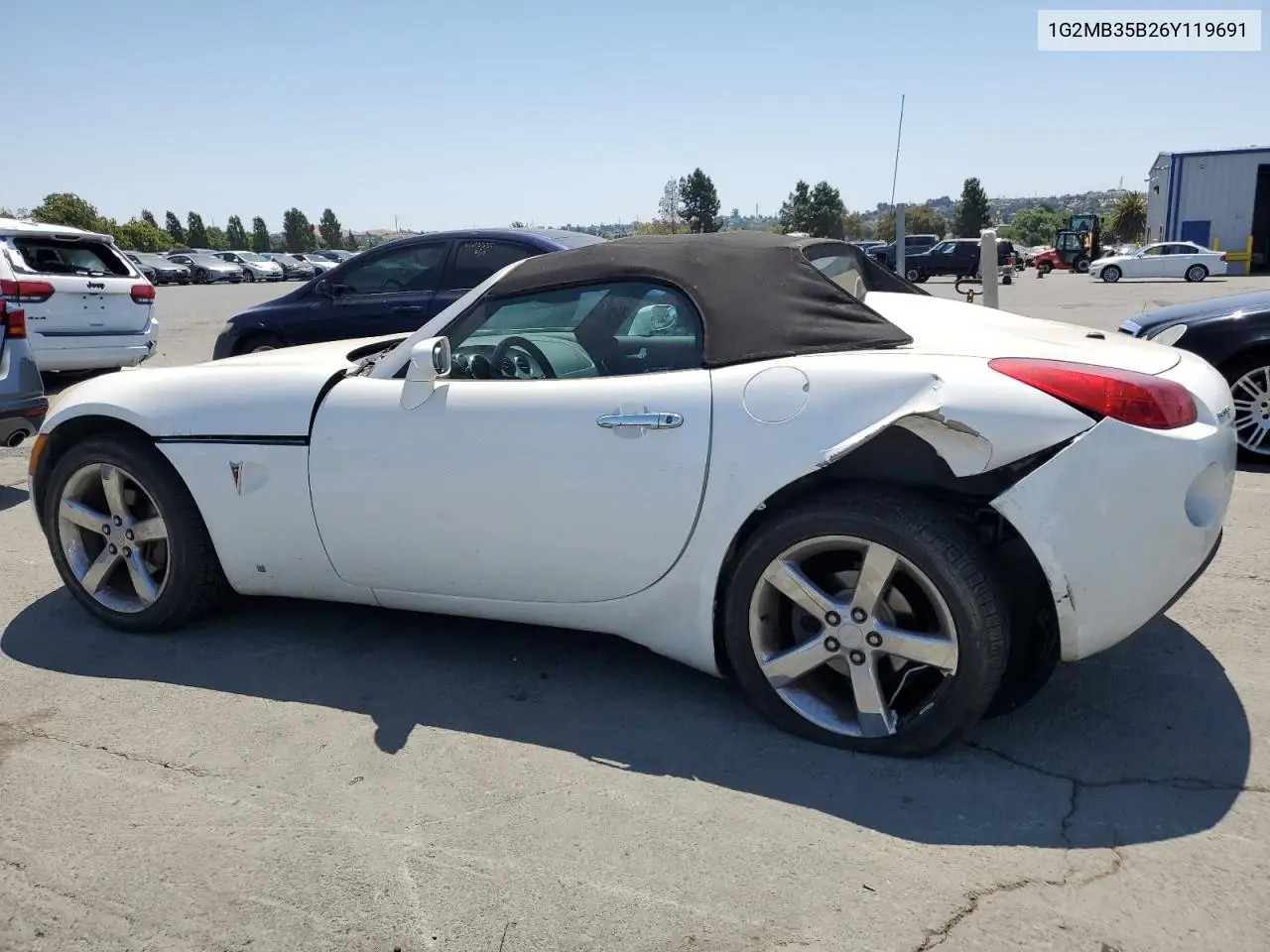 2006 Pontiac Solstice VIN: 1G2MB35B26Y119691 Lot: 62393485