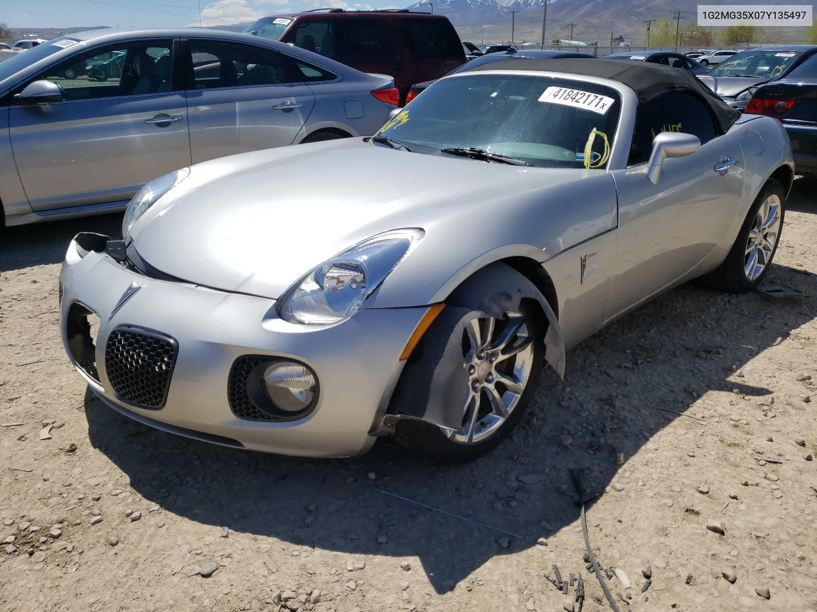 2007 Pontiac Solstice Gxp VIN: 1G2MG35X07Y135497 Lot: 41842171