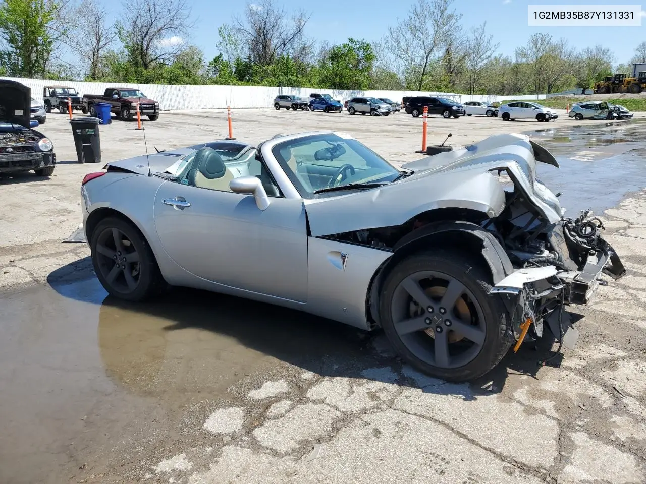 2007 Pontiac Solstice VIN: 1G2MB35B87Y131331 Lot: 53976805