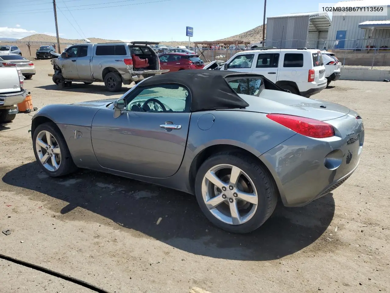 2007 Pontiac Solstice VIN: 1G2MB35B67Y113569 Lot: 54827865