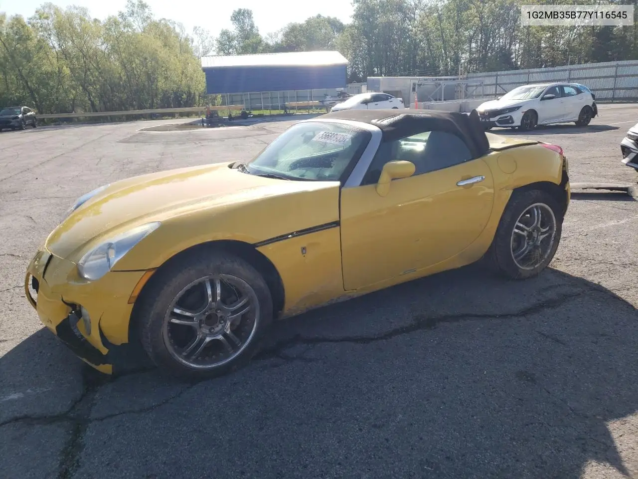 2007 Pontiac Solstice VIN: 1G2MB35B77Y116545 Lot: 55688935
