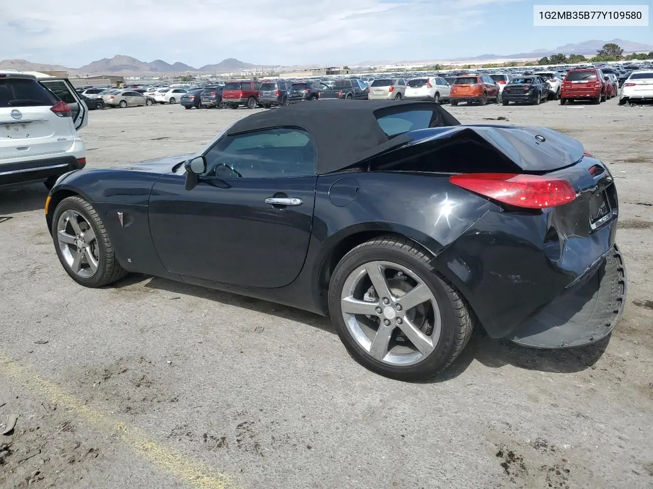 2007 Pontiac Solstice VIN: 1G2MB35B77Y109580 Lot: 57350255