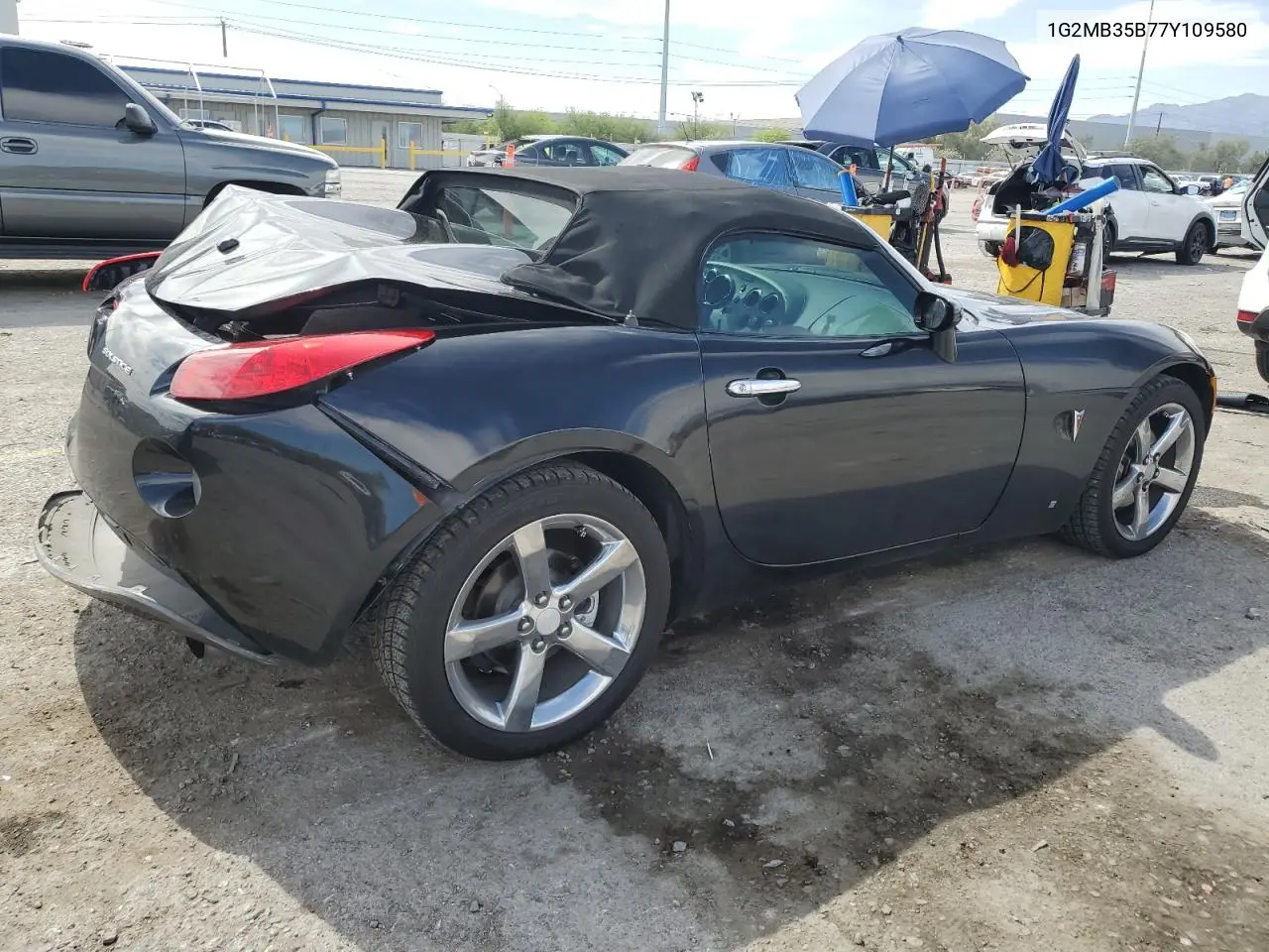 2007 Pontiac Solstice VIN: 1G2MB35B77Y109580 Lot: 57350255