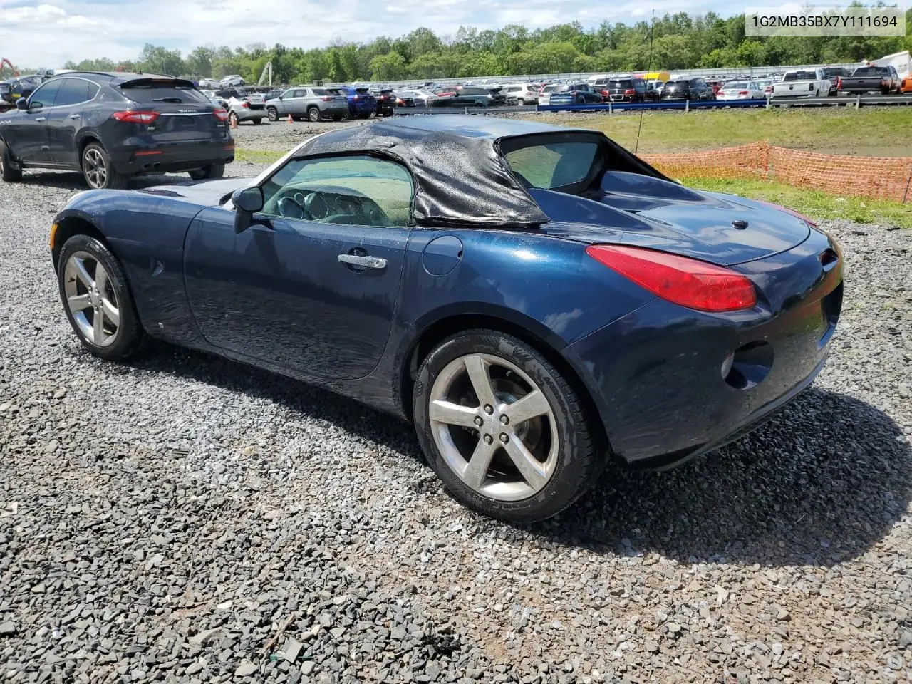 2007 Pontiac Solstice VIN: 1G2MB35BX7Y111694 Lot: 57504275