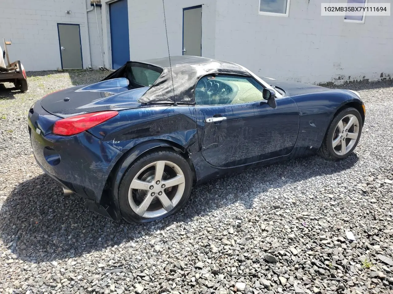 2007 Pontiac Solstice VIN: 1G2MB35BX7Y111694 Lot: 57504275