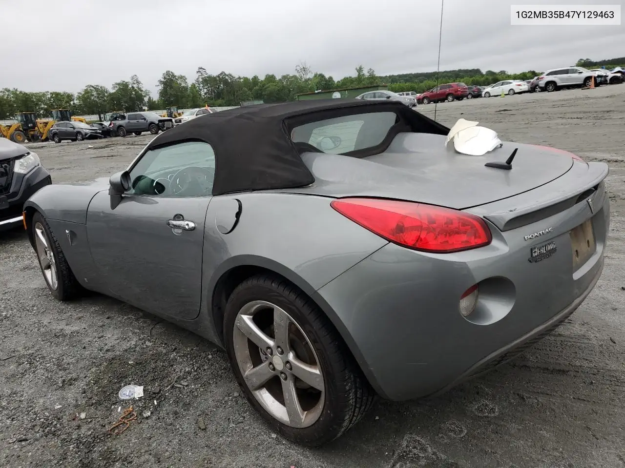 2007 Pontiac Solstice VIN: 1G2MB35B47Y129463 Lot: 58579445