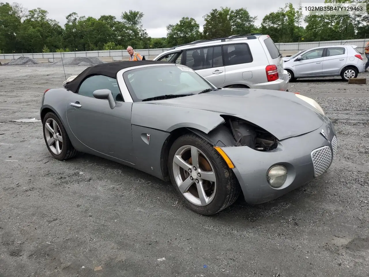 2007 Pontiac Solstice VIN: 1G2MB35B47Y129463 Lot: 58579445