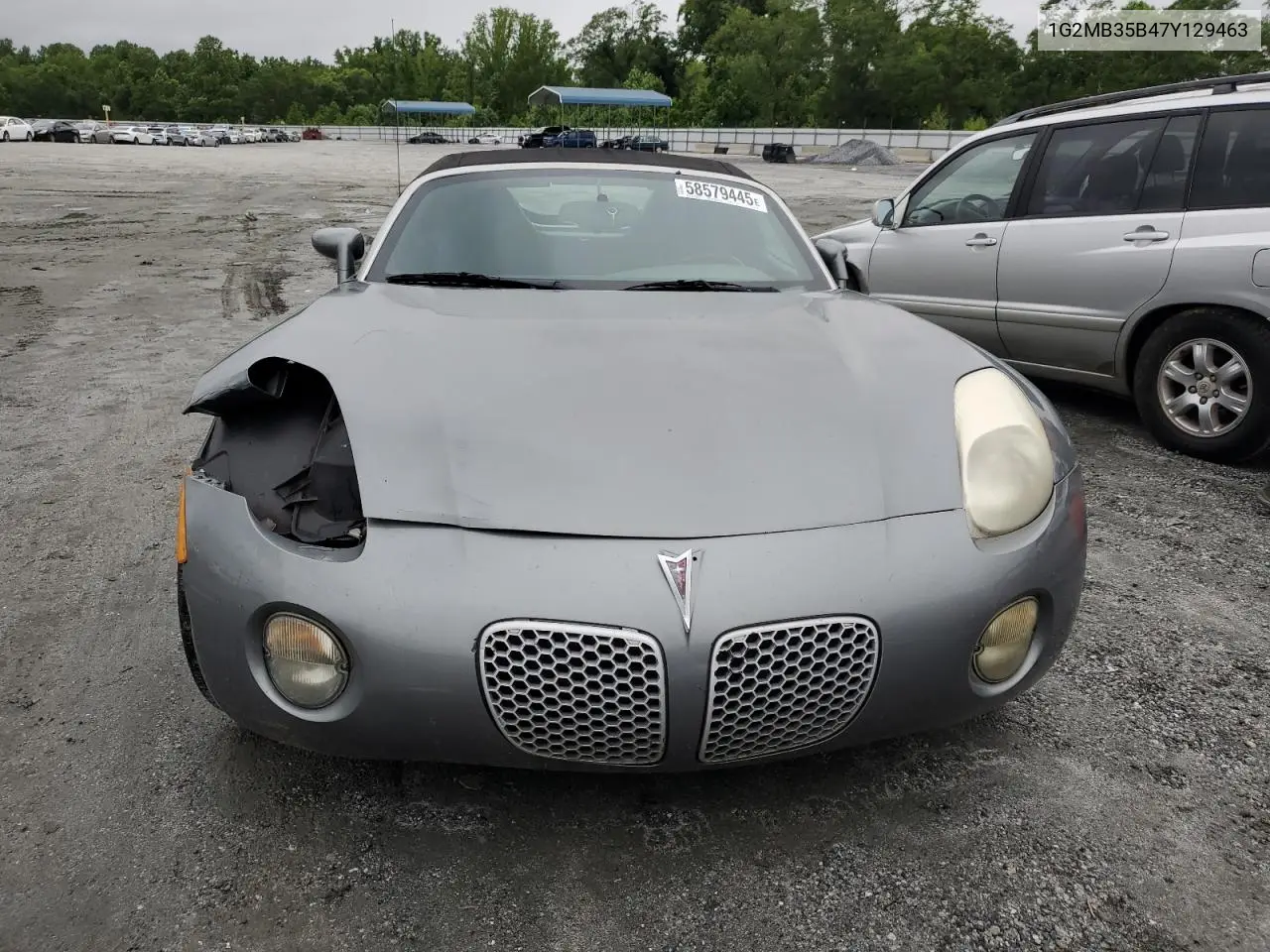 2007 Pontiac Solstice VIN: 1G2MB35B47Y129463 Lot: 58579445