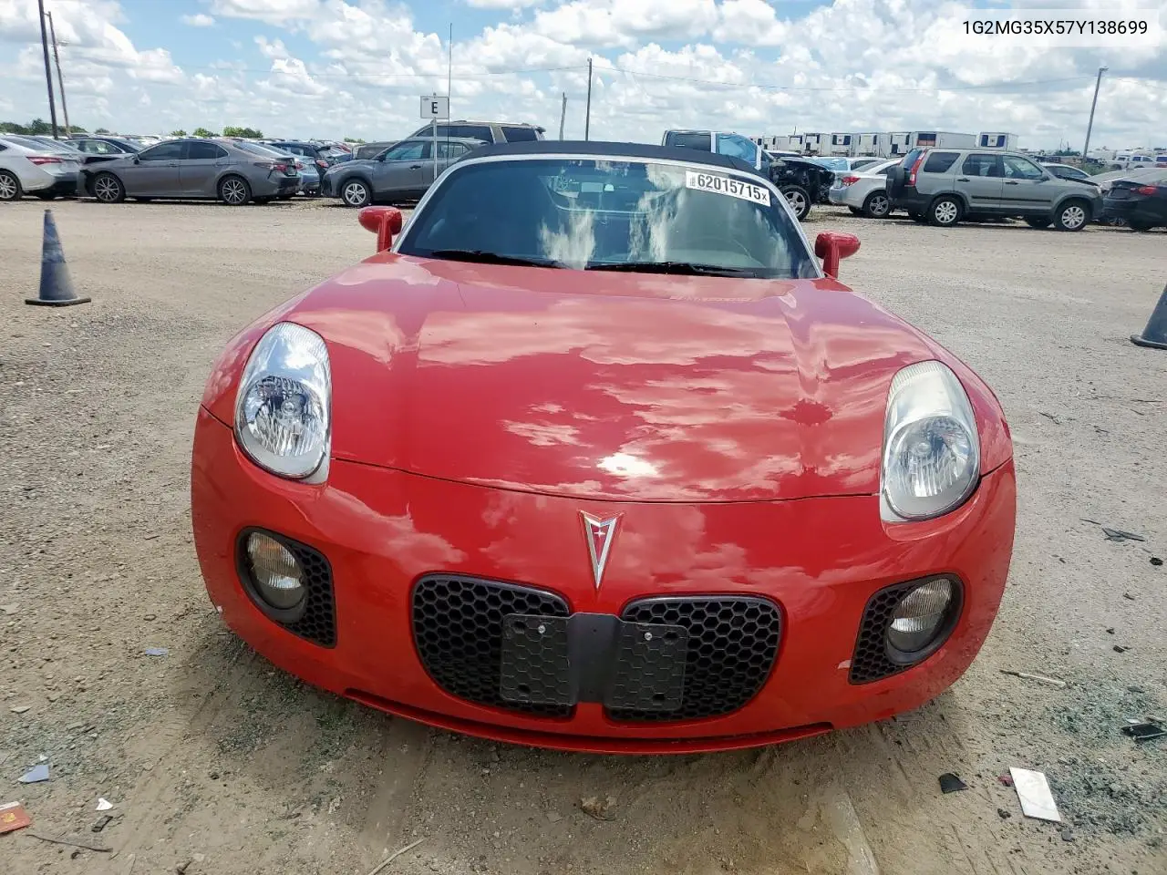 2007 Pontiac Solstice Gxp VIN: 1G2MG35X57Y138699 Lot: 62015715