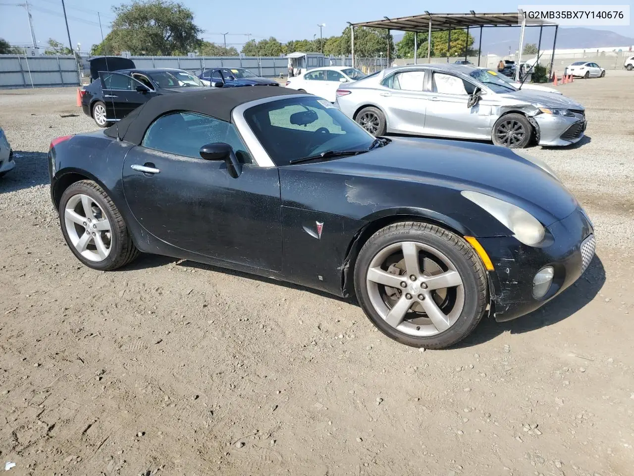 2007 Pontiac Solstice VIN: 1G2MB35BX7Y140676 Lot: 62403735