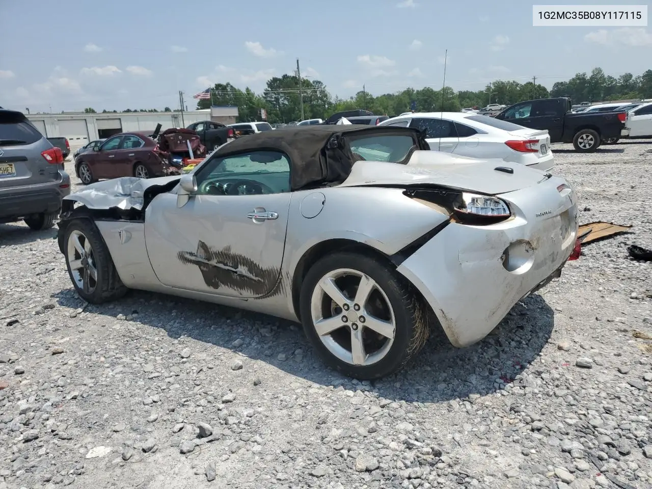 2008 Pontiac Solstice VIN: 1G2MC35B08Y117115 Lot: 58510165