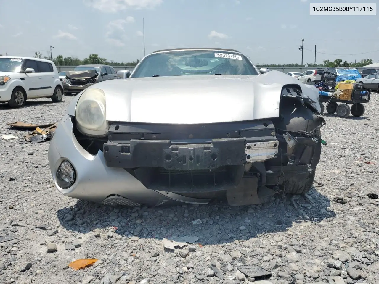 2008 Pontiac Solstice VIN: 1G2MC35B08Y117115 Lot: 58510165