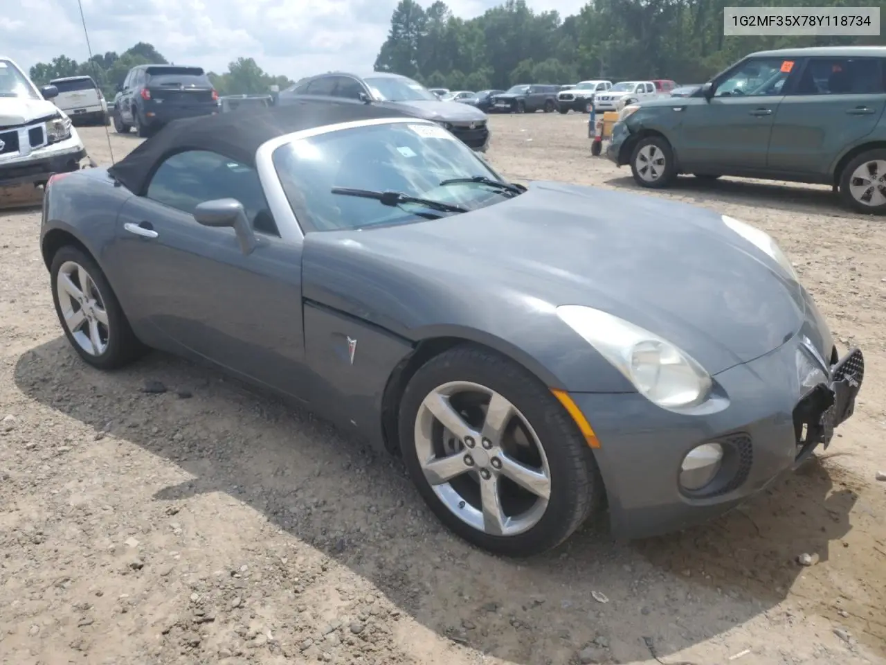 2008 Pontiac Solstice Gxp VIN: 1G2MF35X78Y118734 Lot: 59556115