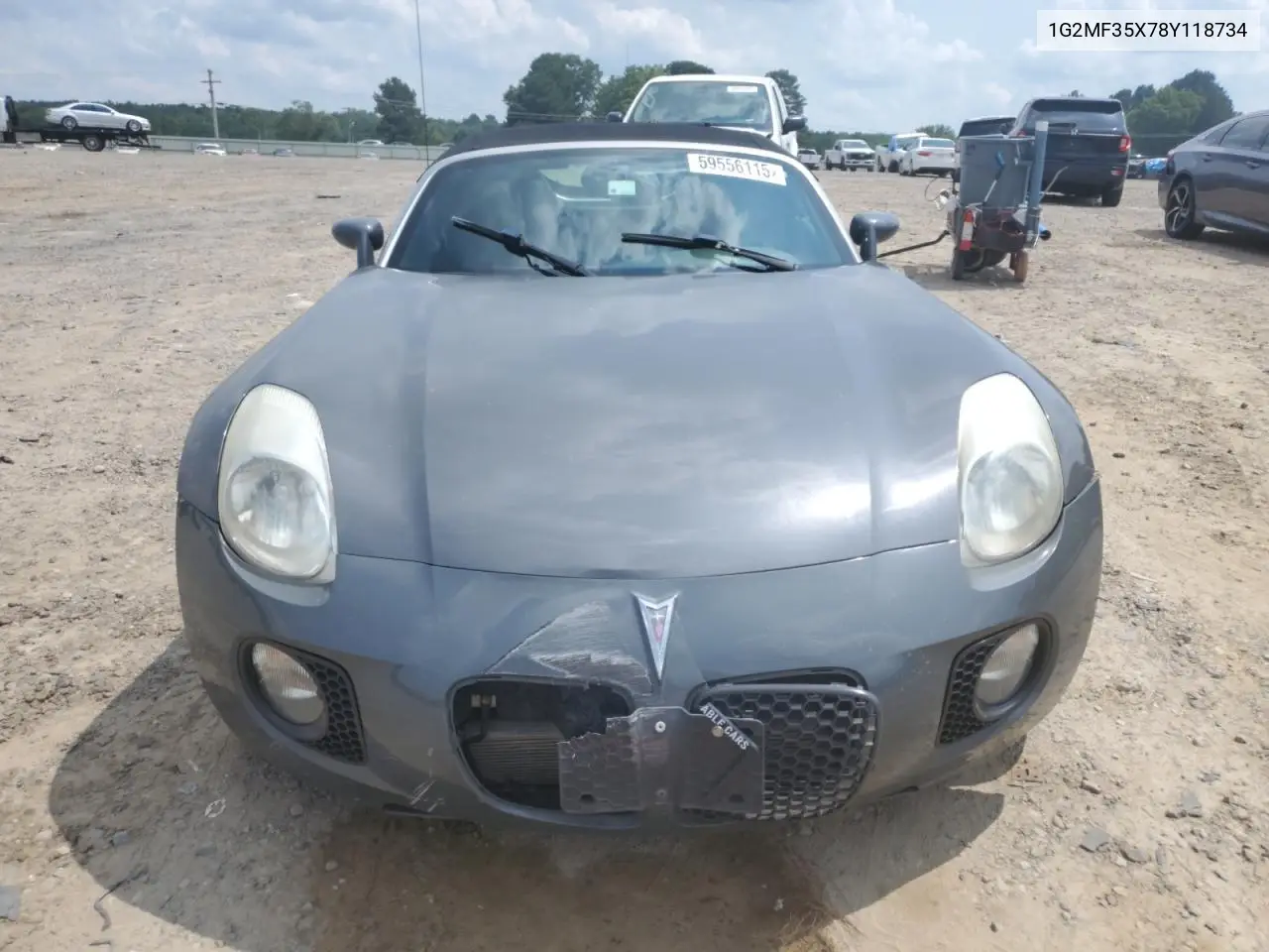 2008 Pontiac Solstice Gxp VIN: 1G2MF35X78Y118734 Lot: 59556115