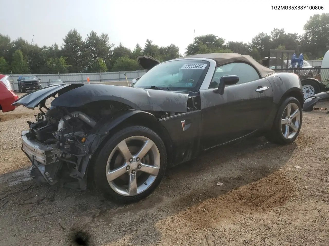 2008 Pontiac Solstice Gxp VIN: 1G2MG35X88Y100806 Lot: 59665685