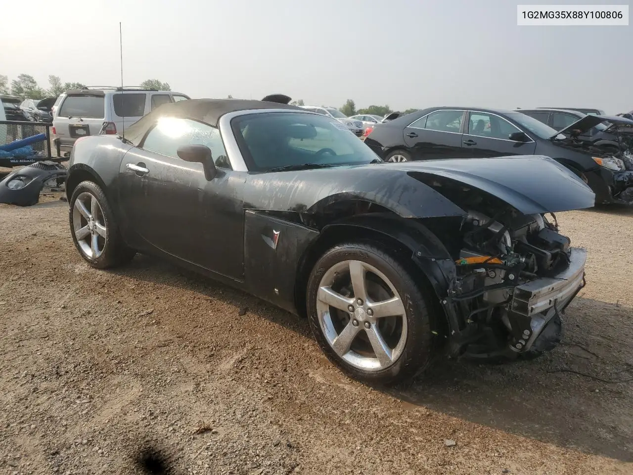 2008 Pontiac Solstice Gxp VIN: 1G2MG35X88Y100806 Lot: 59665685