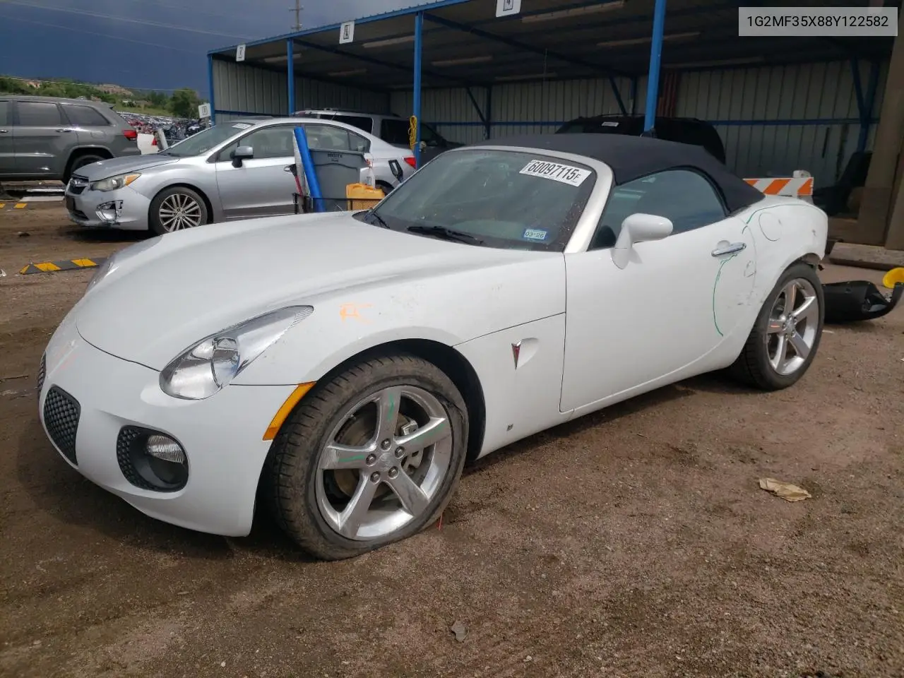 2008 Pontiac Solstice Gxp VIN: 1G2MF35X88Y122582 Lot: 60097115